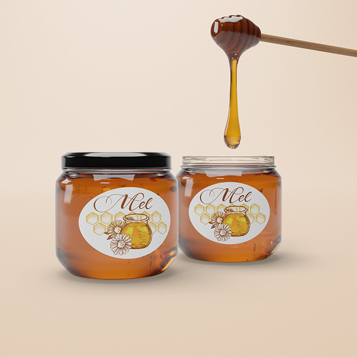 Rótulos para Potes de Mel